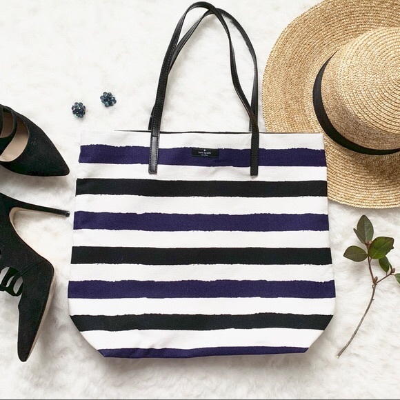 💥Sale💥NWT♠️ Kate Spade Bon shopper striped tote - Picture 6 of 6